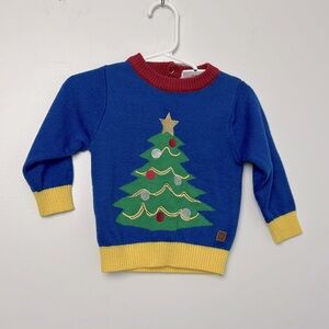 Tipsy Elves| Christmas Treee Colorblock Sweater sz 12-18M